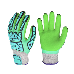 HPPE anti cutting and shockproof gloves